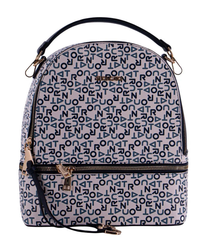 

Синий рюкзак из экокожи, коллекция весна/лето 2023 Roncato, синий