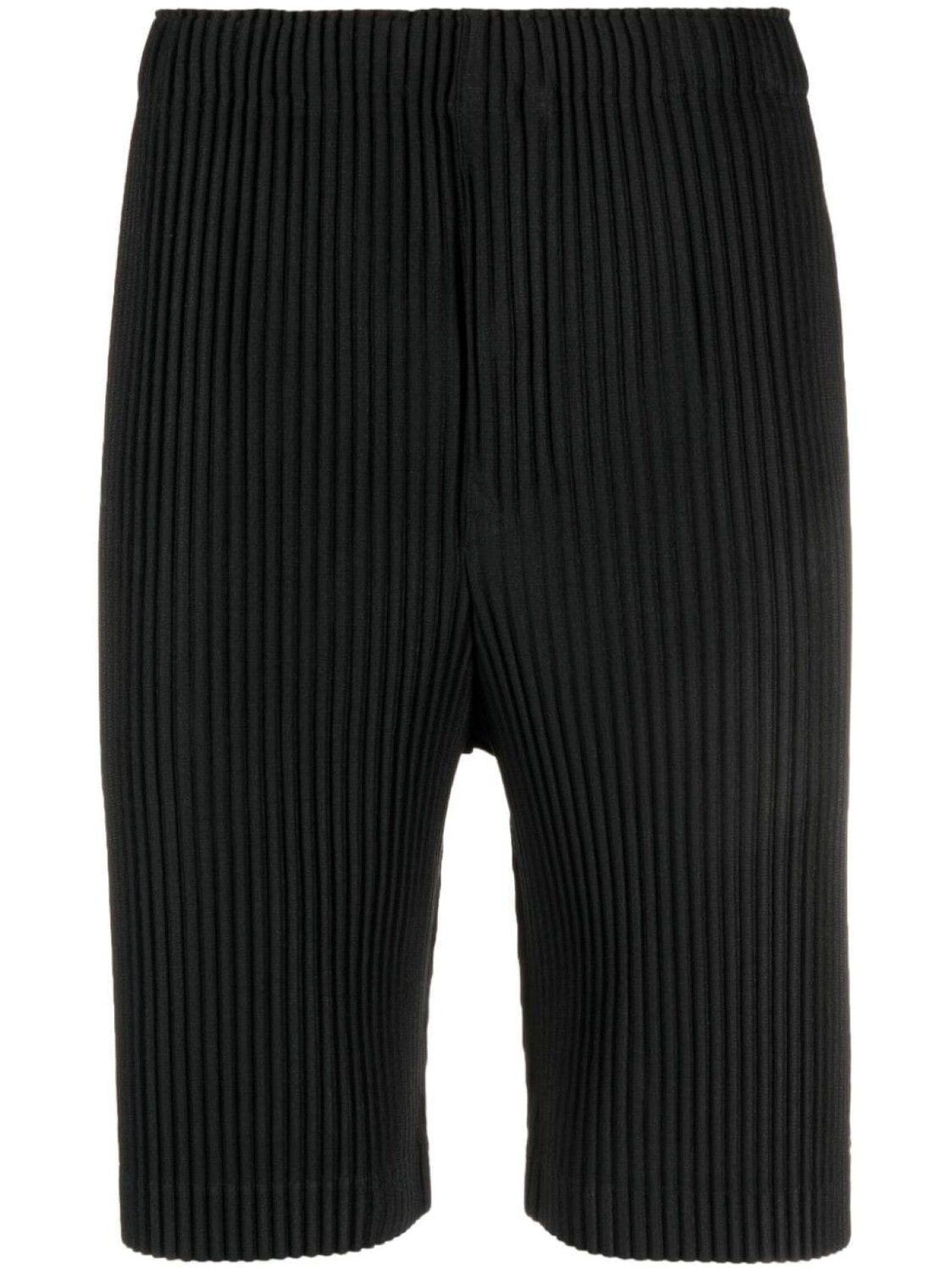 

Homme Plissé Issey Miyake плиссированные шорты прямого кроя, черный