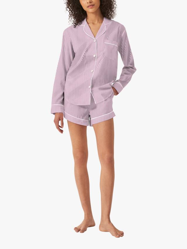 

Полосатый комплект пижамы с длинными рукавами из органического хлопка myza, Purple