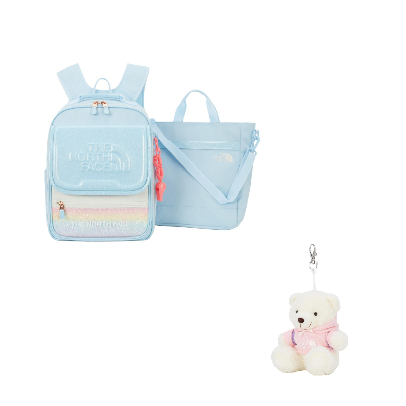

THE NORTH FACE Комплект рюкзака и сумки из полиэстера для детей blue