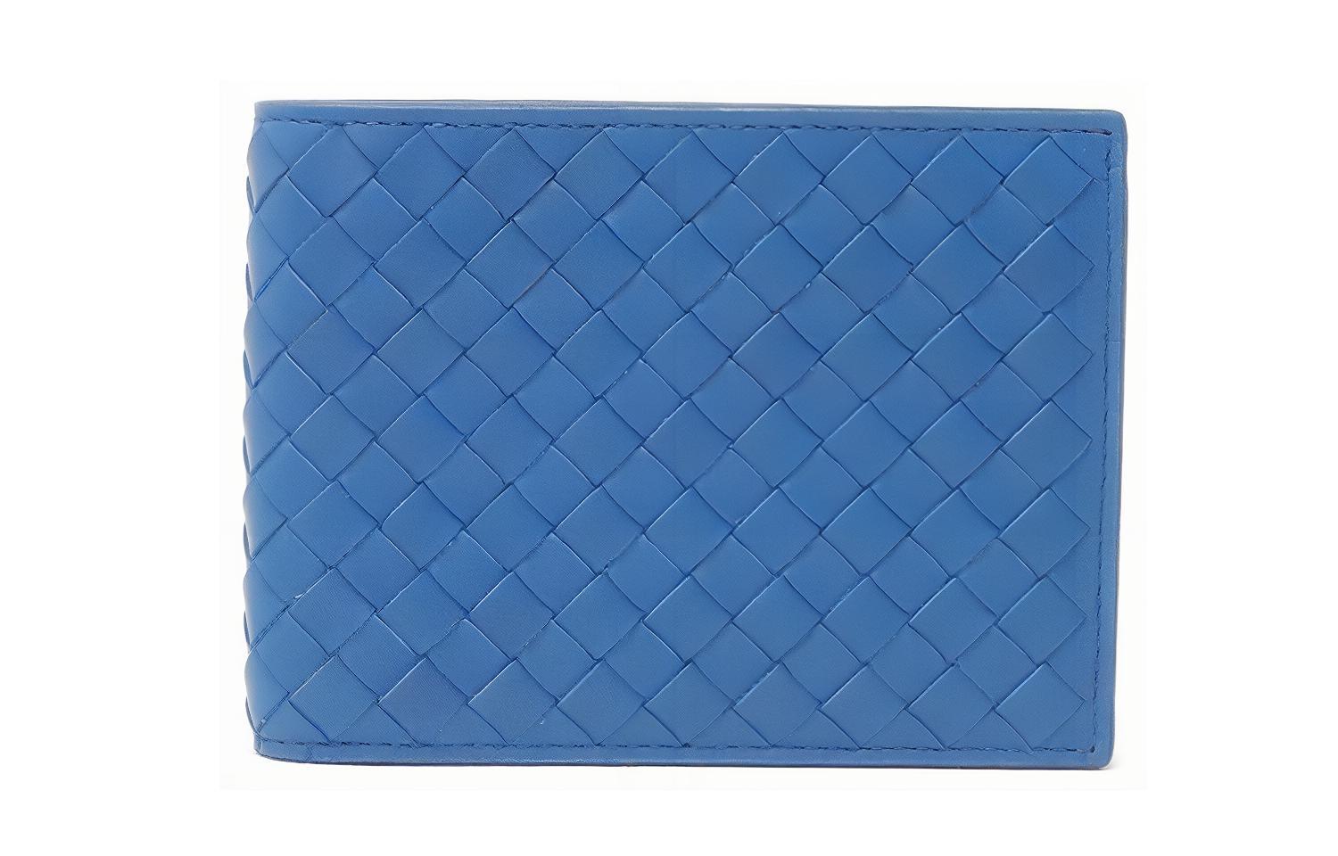 

Bottega Veneta Кожаный женский кошелек синий
