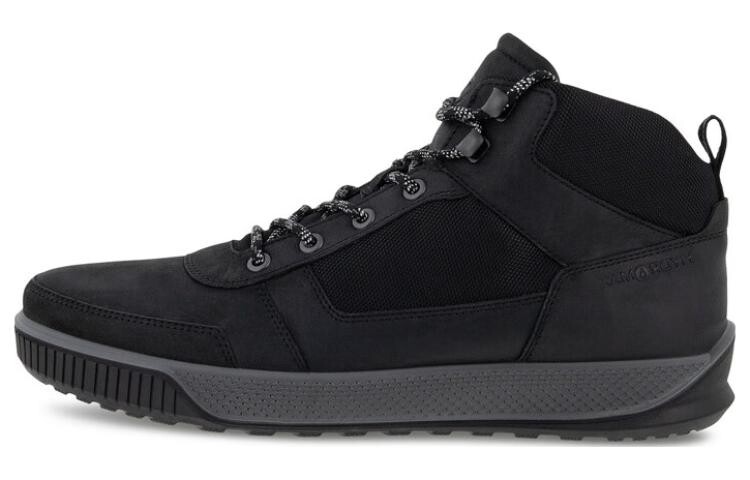 

Кроссовки ecco Lifestyle Shoes Men High-top Black, черный