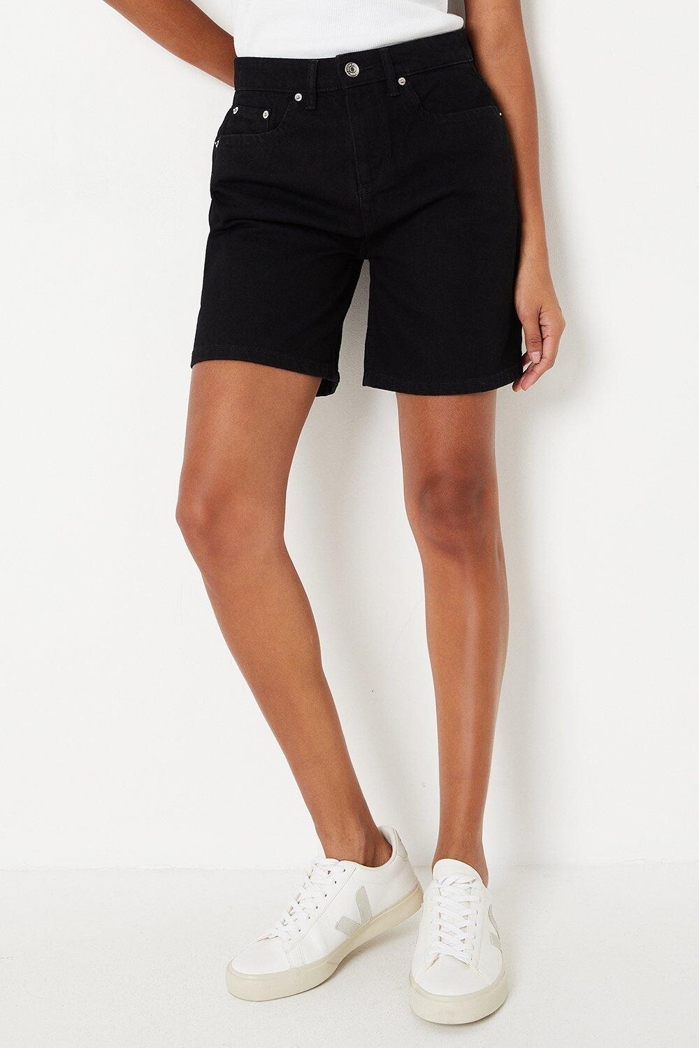 

Джинсовые шорты-бермуды Dorothy Perkins, черный