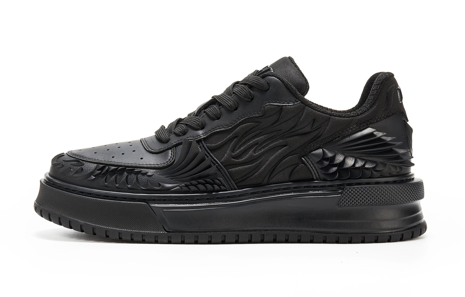 

Кроссовки OGR Skateboarding Shoes Unisex Low-top Black, черный