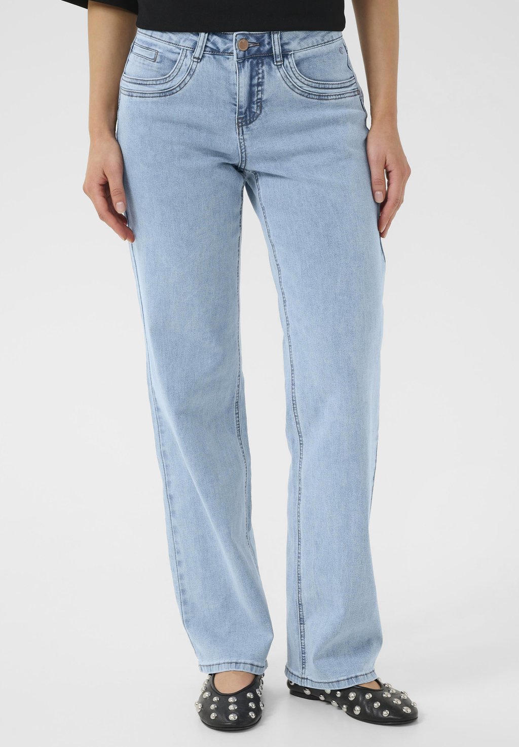 

Джинсы прямого кроя CRLONE Cream, цвет Texsas Medium Blue Denim Tobac