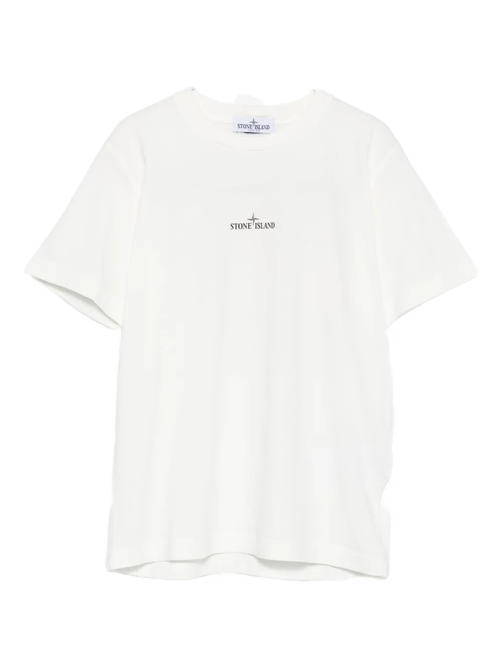 

Футболка с графическим принтом Stone Island Junior, белый