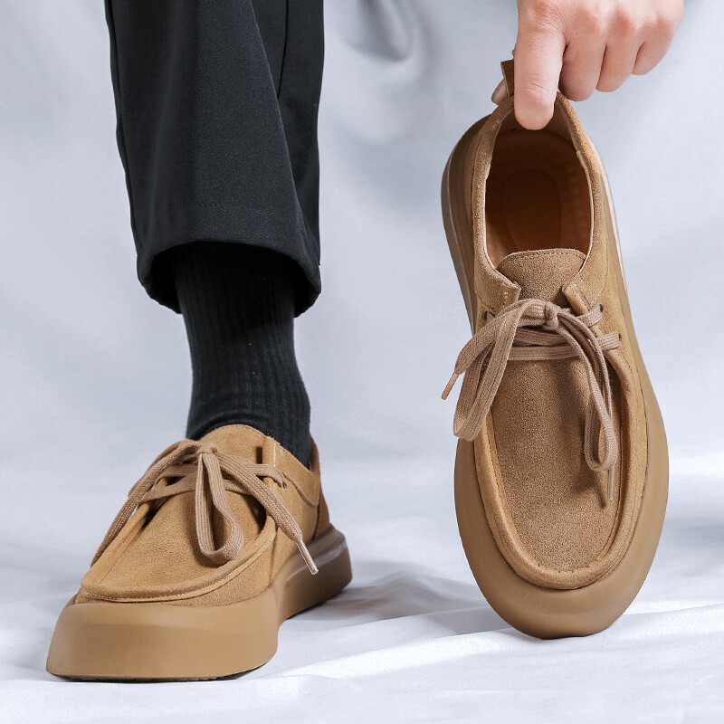 Туфли мужские Men"s Casual Men Low-Top V05, хаки — фото 3