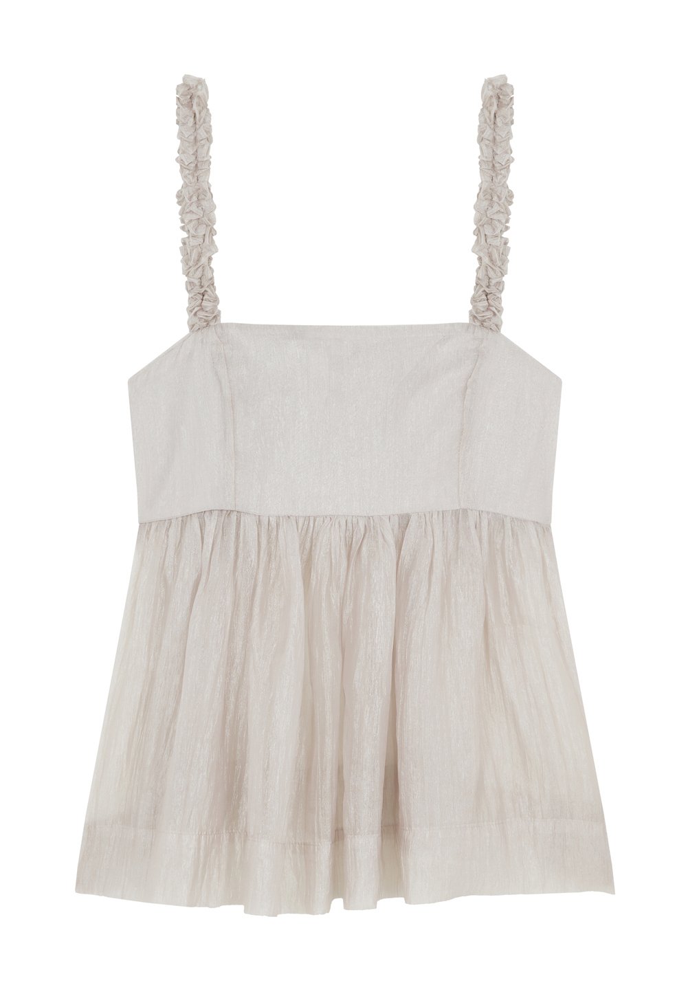 

Топ CUTE GATHER - Blouse Scalpers, серый