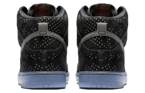 Кроссовки sb dunk high premium Nike, черный — фото 4