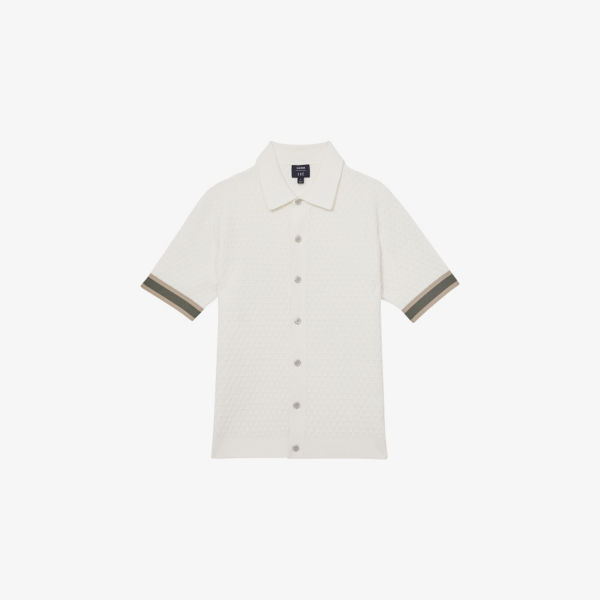 

Рубашка из хлопка и льна Reiss x Ché Silva Reiss, белый