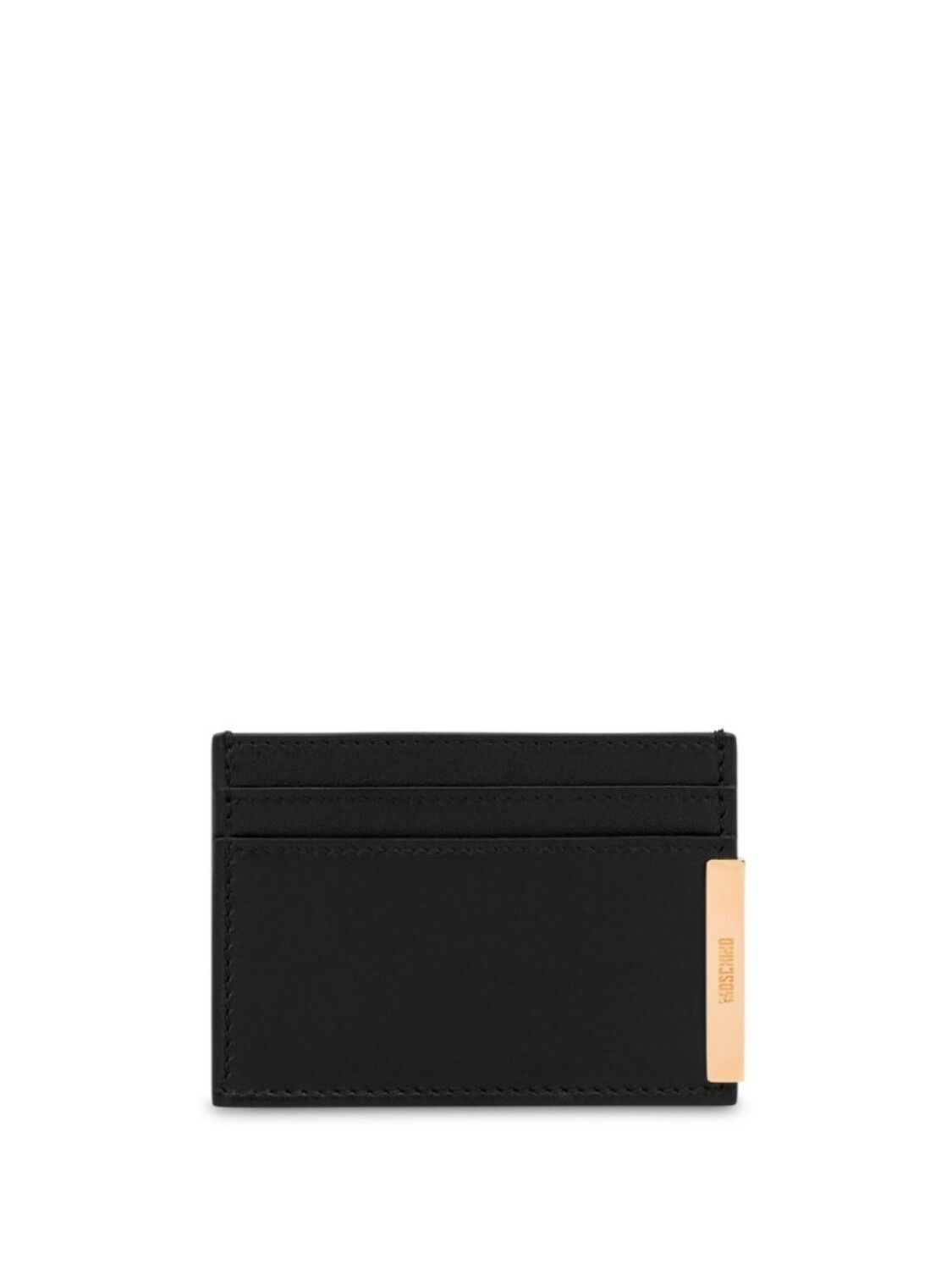 

Moschino кошелек с металлическим декором, черный