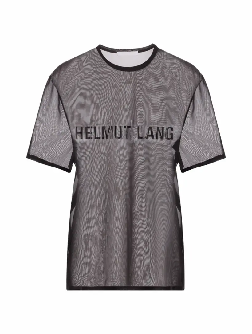 

Футболка с логотипом Helmut Lang, черный