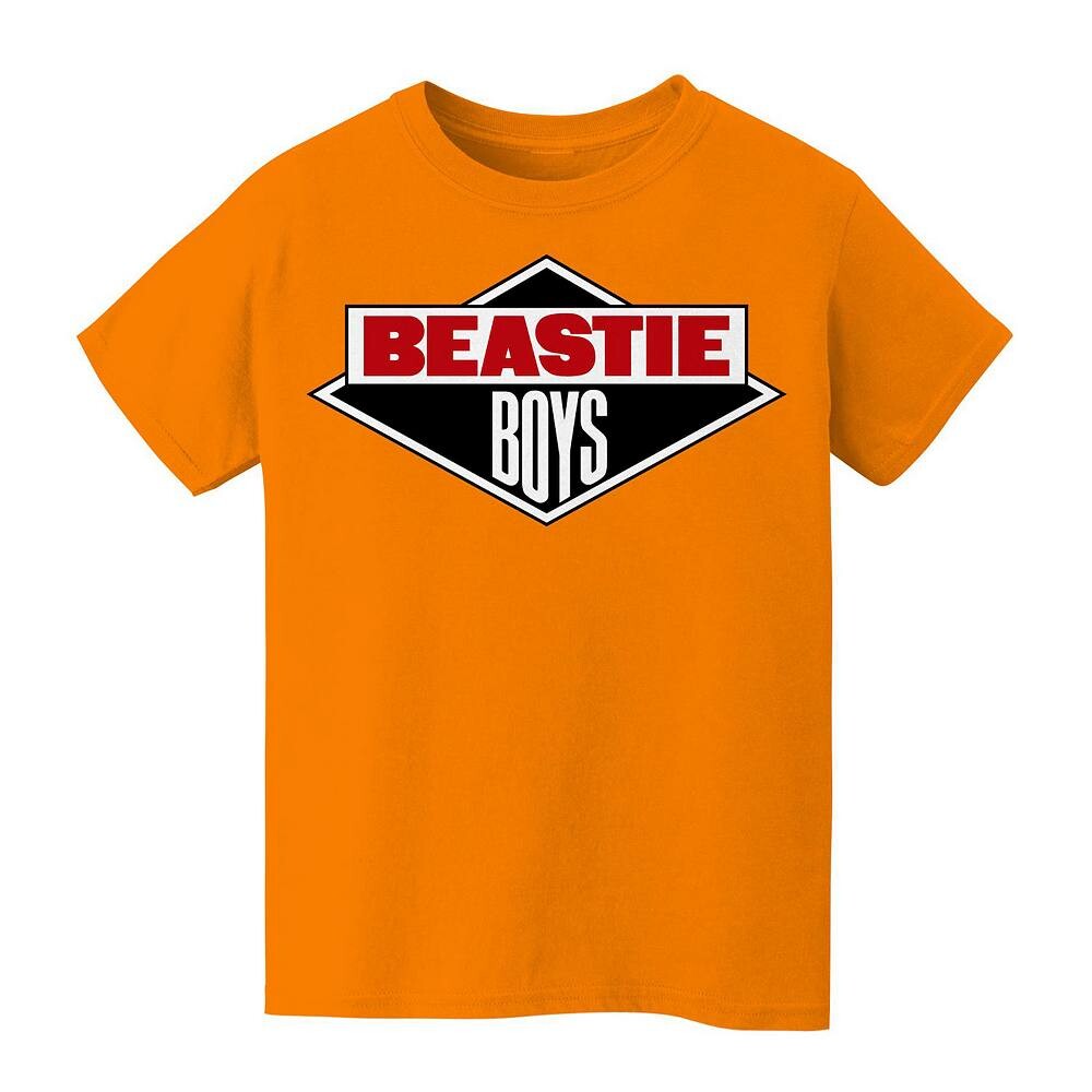 

Детская футболка с цветным логотипом и графическим рисунком Beastie Boys 8–20 лет Licensed Character, цвет Tennessee Orange