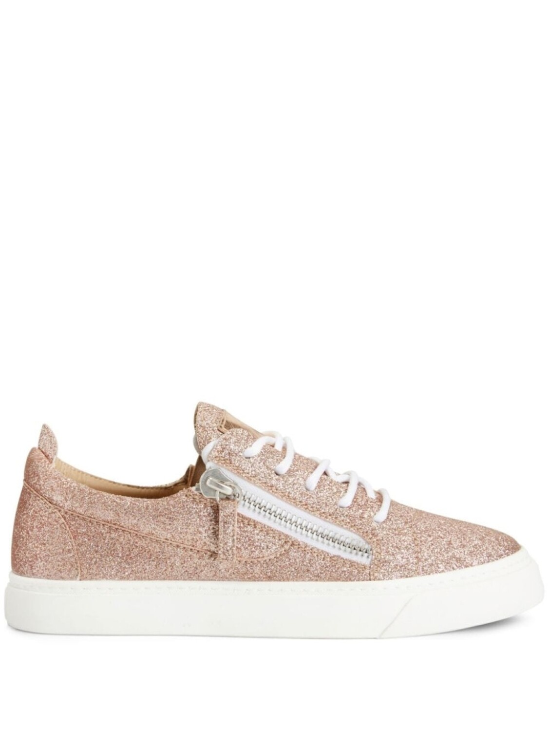 

Giuseppe Zanotti кеды Nicki с блестками, розовый