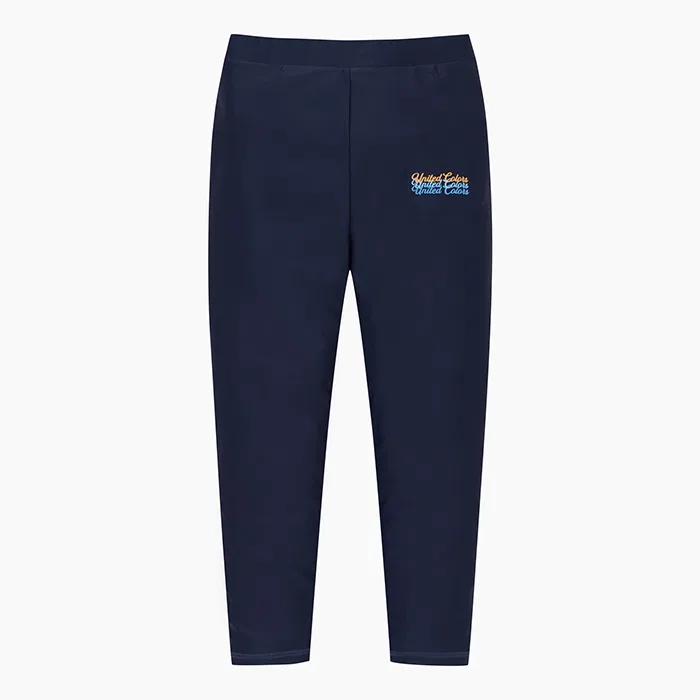Детские леггинсы для плавания 9/10 длины, тёмно-синие, от Benetton Kids — фото 3