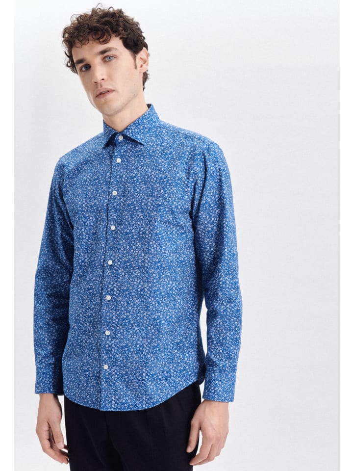

Рубашка Seidensticker Oxfordhemd Regular, бирюзовый