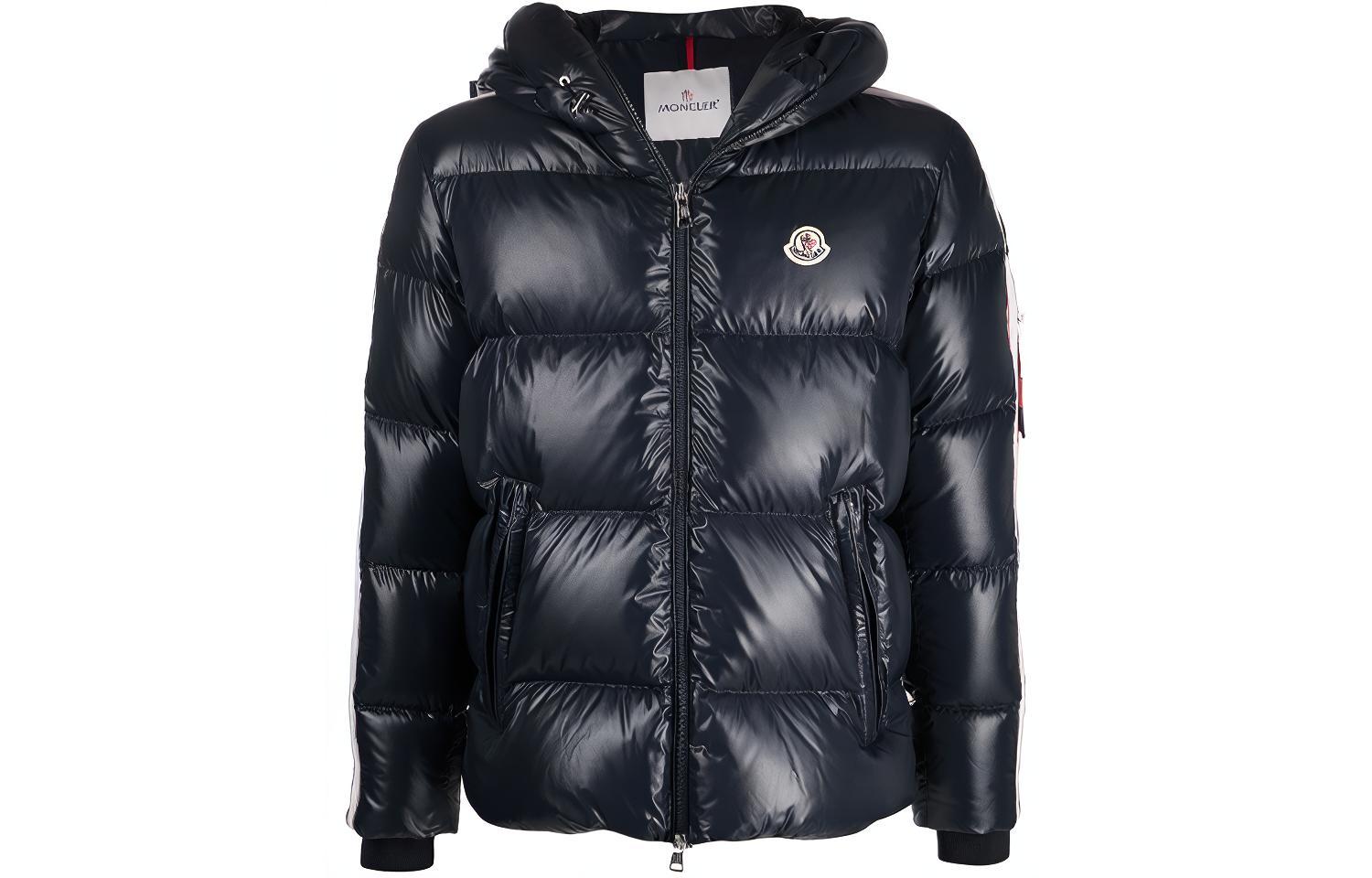 

Зимняя мужская куртка-пуховик FW21, цвет морской волны Moncler, Marine Blue