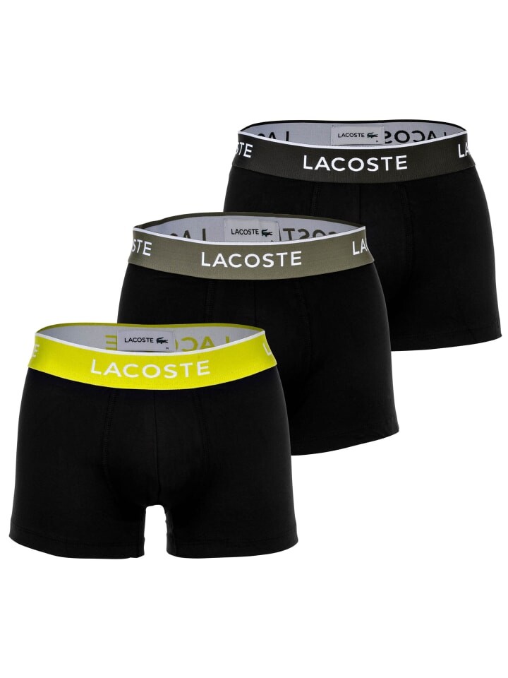 

Боксеры Lacoste short 3er Pack, цвет schwarz/grün