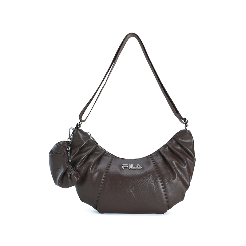 

FILA Наследие ПУ Плечевая сумка Женская Тёмная земляная умбра, Dark Earth Umber