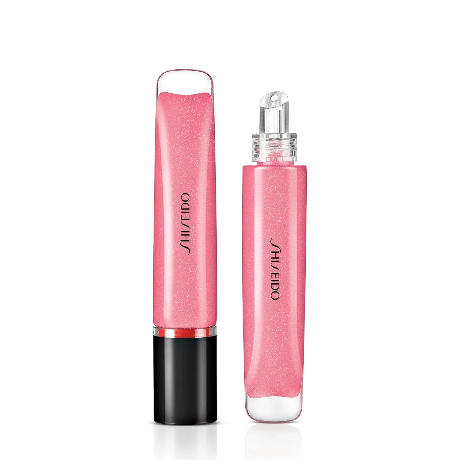 Блеск для губ Shiseido Shimmer GelGloss - глянцевый блеск для губ с зеркальным кристальным финишем - увлажнение в течение 12 часов - невесомый и нелипкий., 04 - Bare Pink