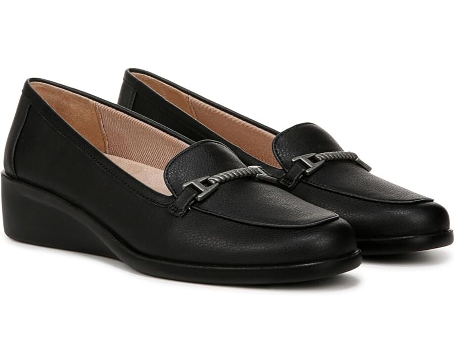 Туфли на плоской подошве LifeStride Jovial Bit Slip-On, черный