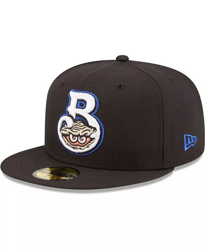 

Мужская черная приталенная шляпа Biloxi Shuckers Authentic Collection 59FIFTY New Era