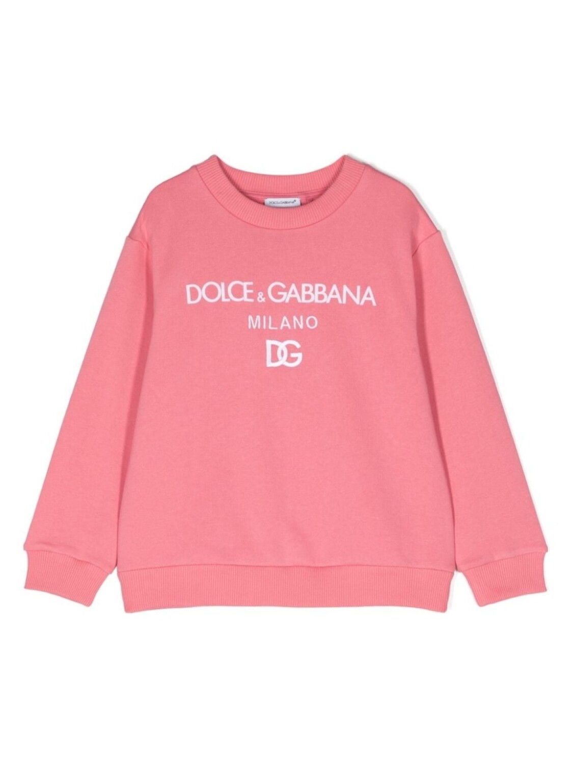 

Dolce & Gabbana толстовка с вышитым логотипом, розовый