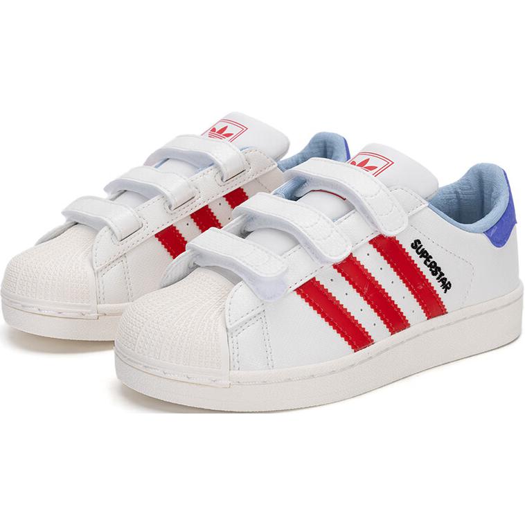 Детские кроссовки для скейтбординга Superstar 2 Anti-Kick Cushioning Low Top Adidas Originals, белый — фото 3
