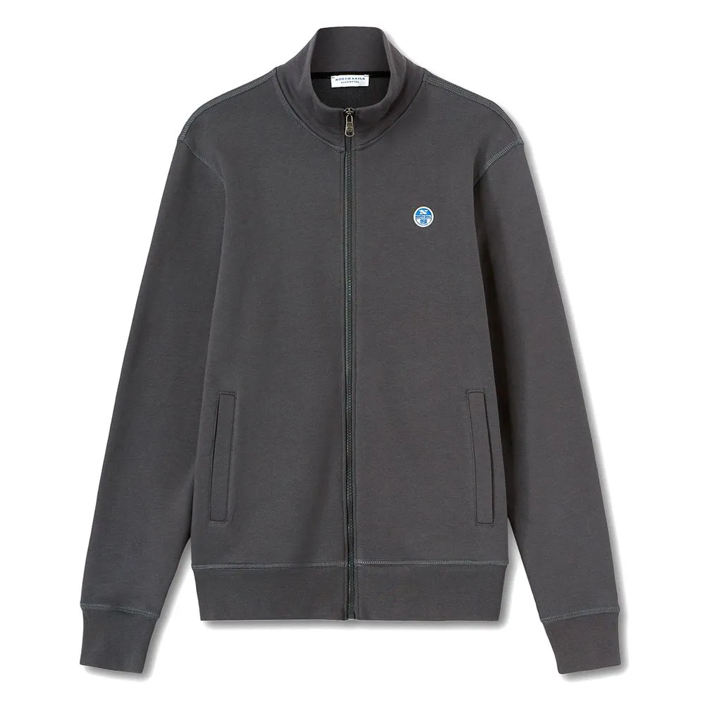 

Толстовка North Sails Organic Fleece full zip, синий