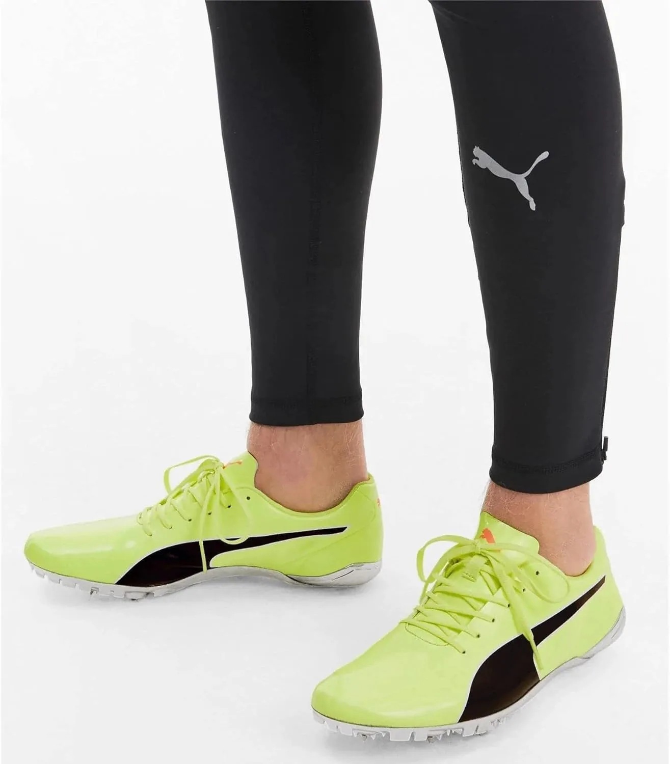 Мужские кроссовки для гольфа PUMA Fusion FX Tech, черный/желтый — фото 2