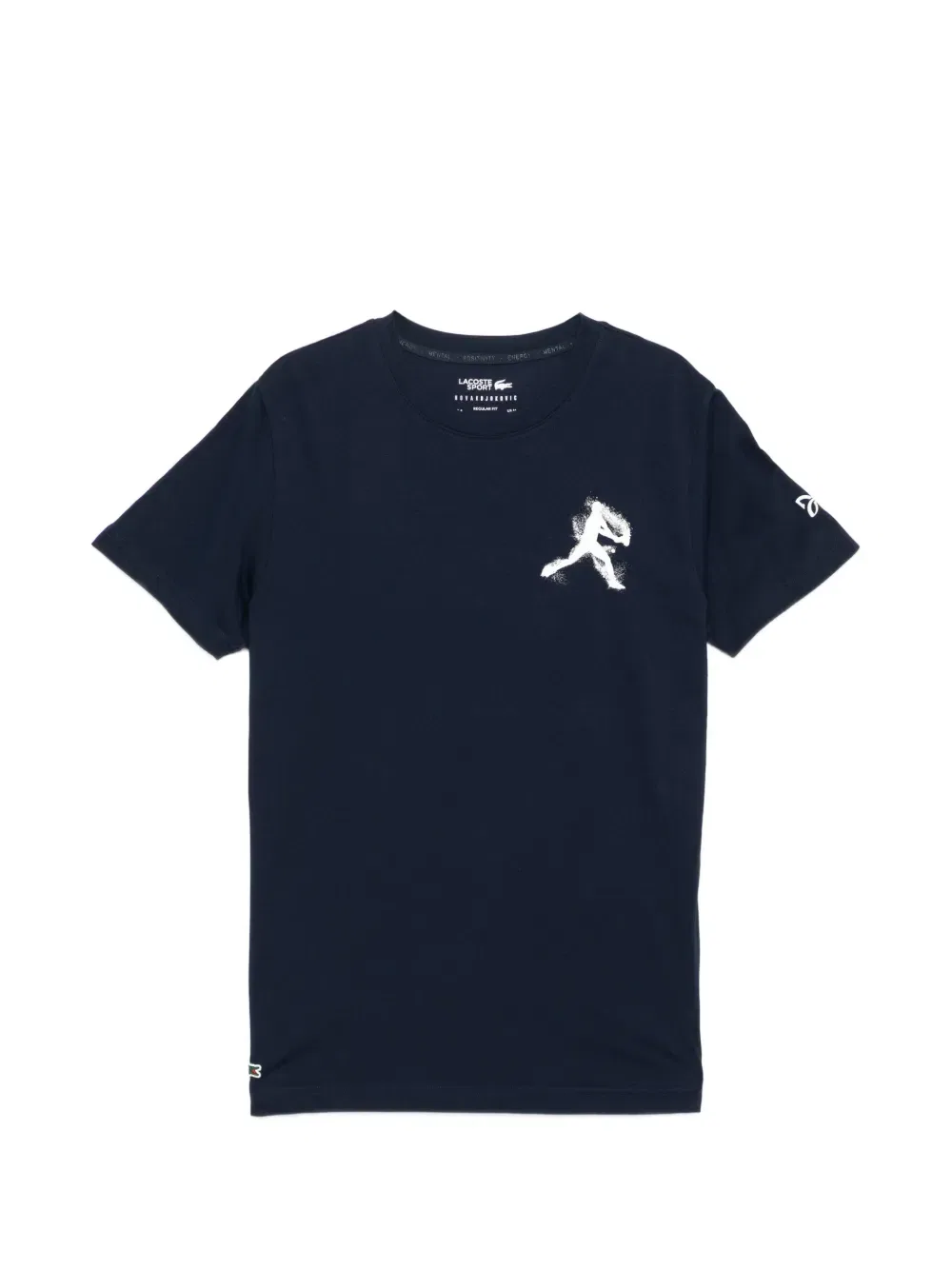 Футболка с принтом X Новак Джокович Lacoste, синий