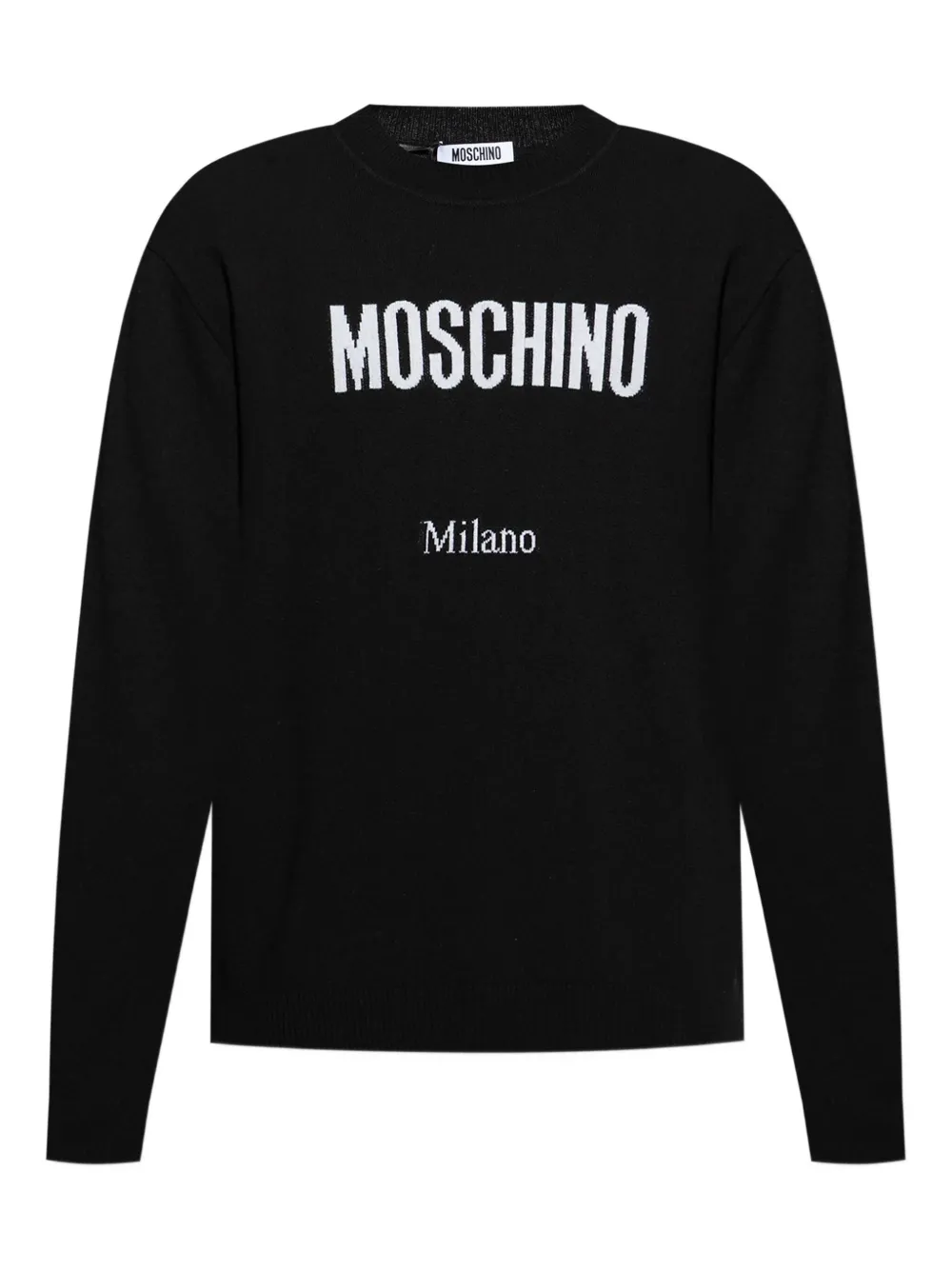 

Свитер с логотипом Milano Moschino, черный