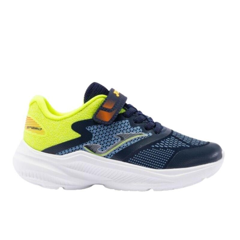 

ДЕТСКИЕ КРОССОВКИ JOMA SPEED 2403. Темно-синий Лимонный фтор
