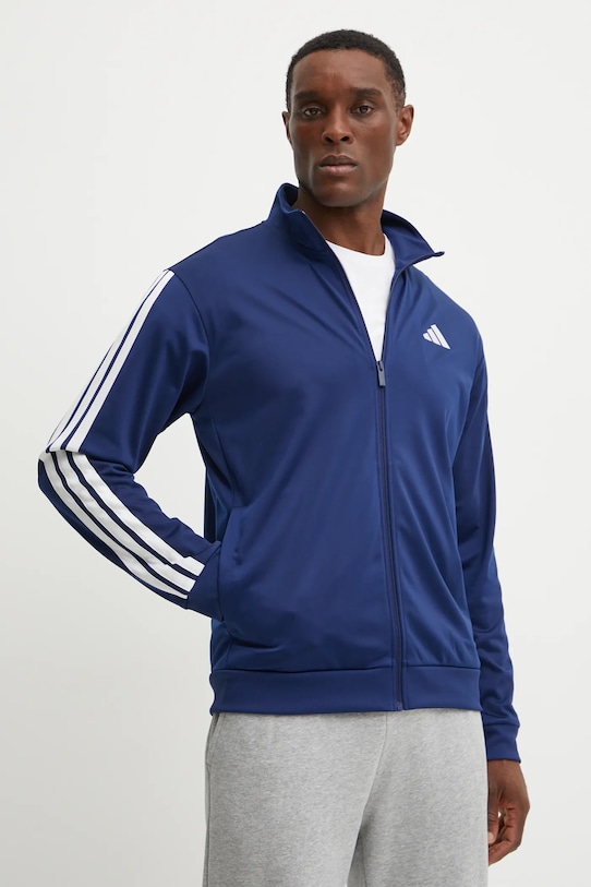 

Мужская куртка-тренировочная Adidas 3-Stripes Tricot, темно-синий/белый