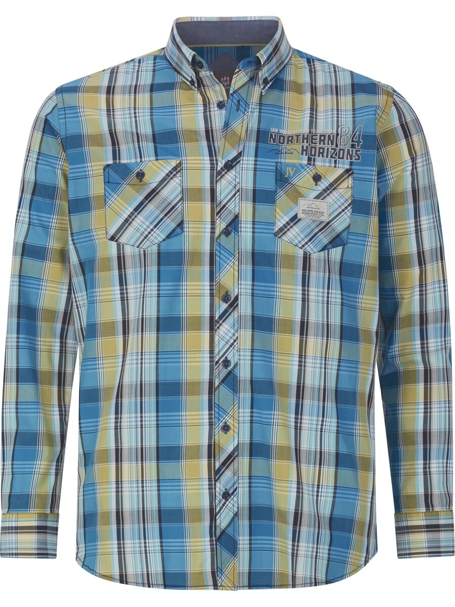 

Рубашка на пуговицах Comfort fit Jan Vanderstorm Jorheim, Blue