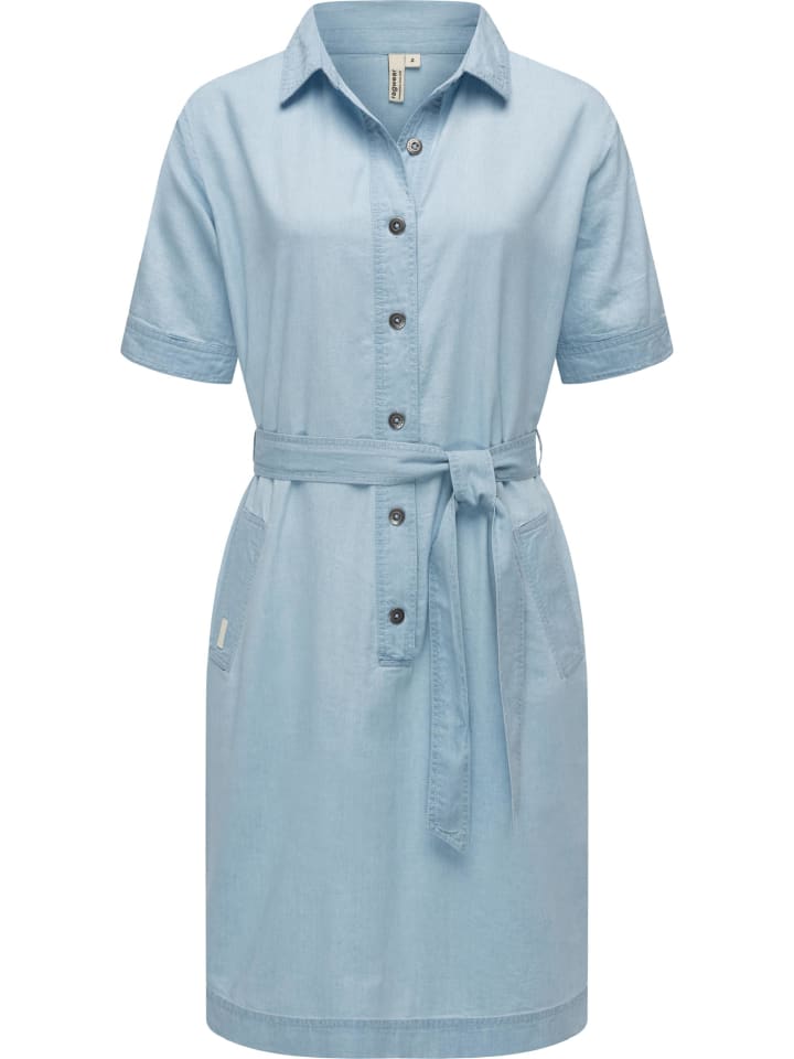 

Короткое платье ragwear, цвет light blue denim
