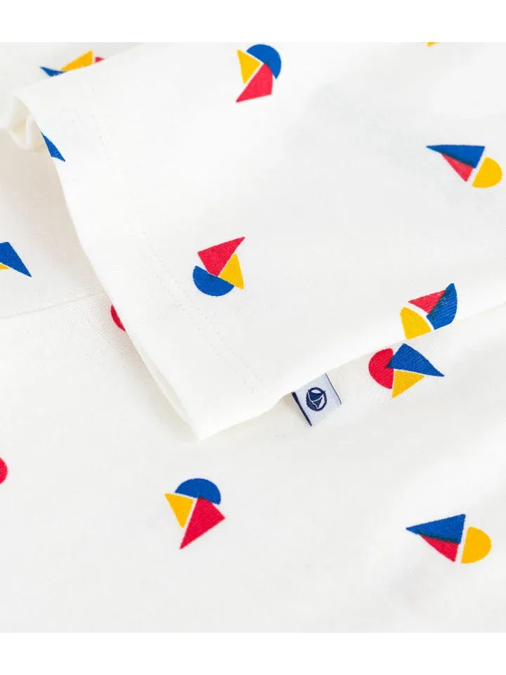 Пижама с принтом PETIT BATEAU, белый/разноцветный — фото 4