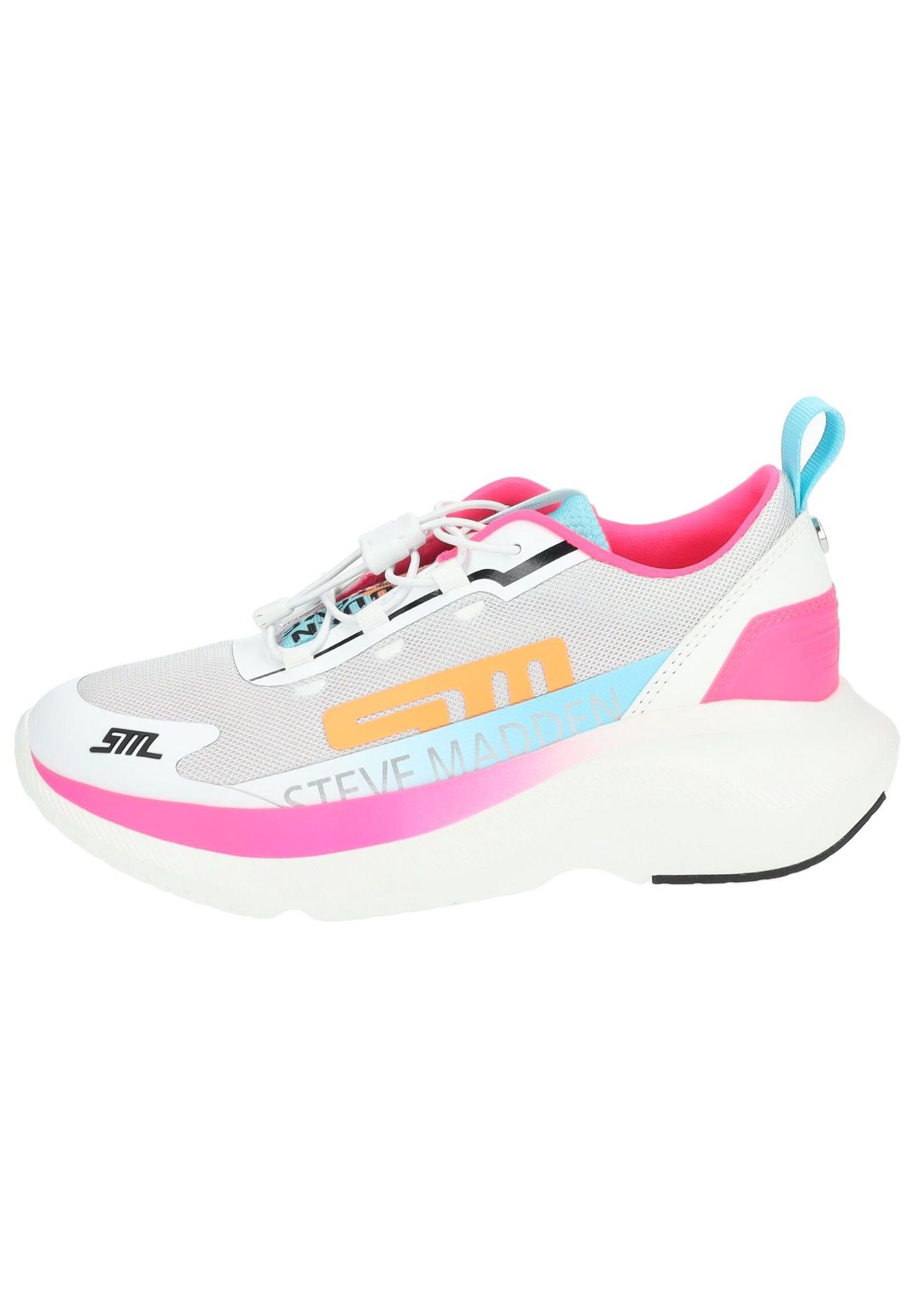 Кроссовки из искусственной кожи/сетки STEVE MADDEN, цвет Blau/pink — фото 2