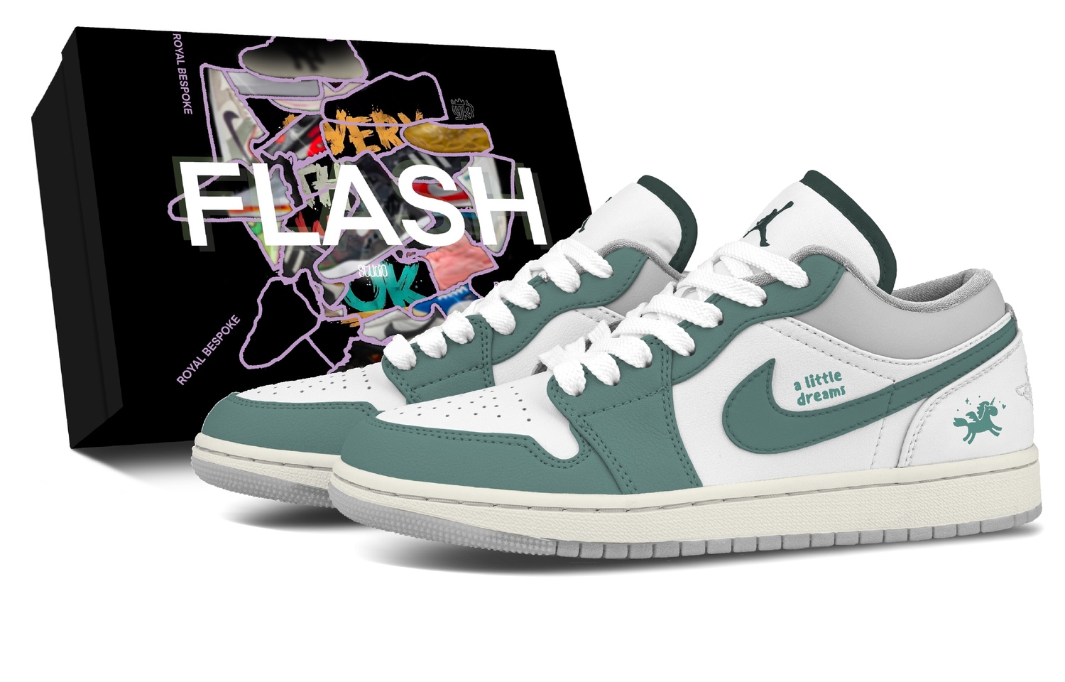 

Jordan Air 1 Qing Dream Box Included Абразивостойкие низкие баскетбольные кроссовки в винтажном стиле для мужчин Asphalt Gray