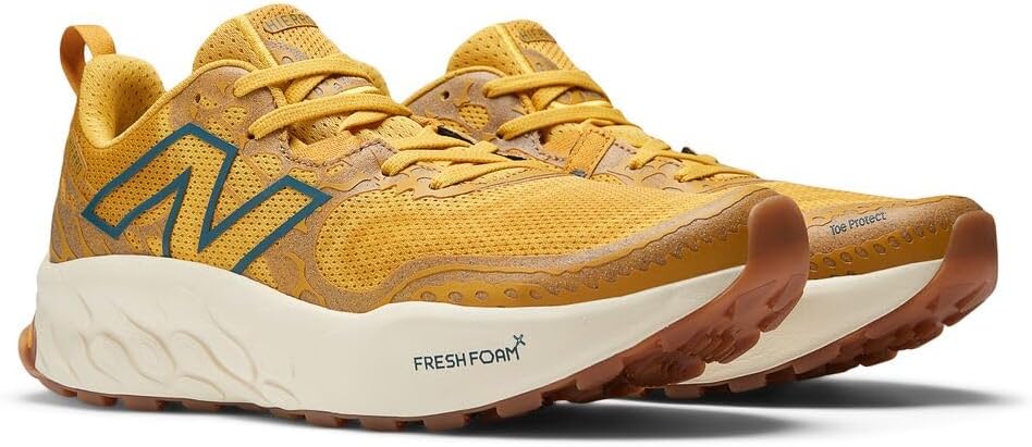 Мужские трейловые кроссовки New Balance Fresh Foam X Hierro V8, Butterscotch/Ginger Lemon/Deep Sea — фото 4