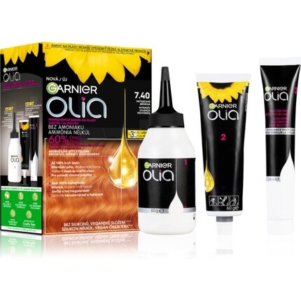

Краска для волос Garnier Olia 740 Интенсивный медный 60г