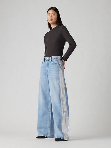 

Женские мешковатые прямые джинсы XL Levi's, цвет Me Time - Light Wash