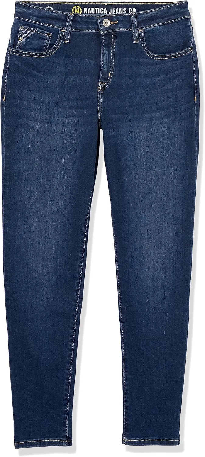 

Nautica Womens Jeans Co. Mid-Rise Skinny DenimJeans