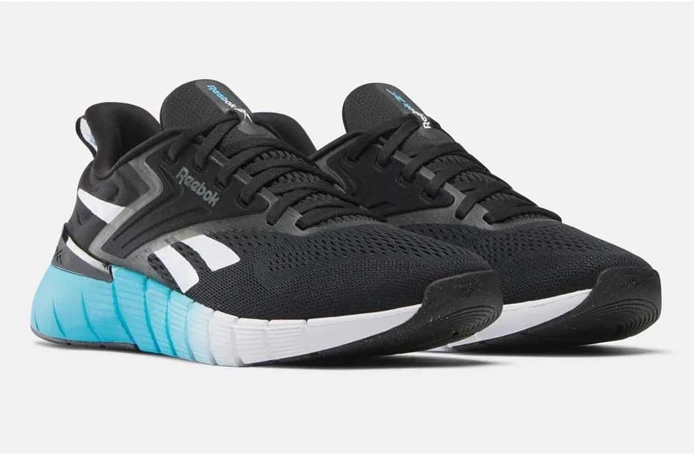 Мужские кроссовки Reebok Nano Gym, Black White Future Cyan — фото 3