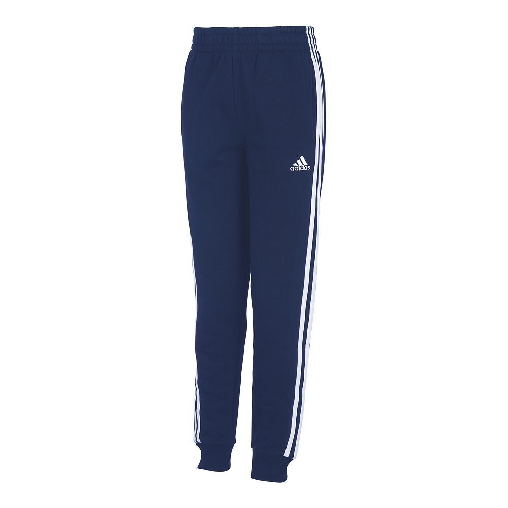 Брюки-джоггеры adidas Team с 3 полосками для мальчиков для малышей Adidas, синий
