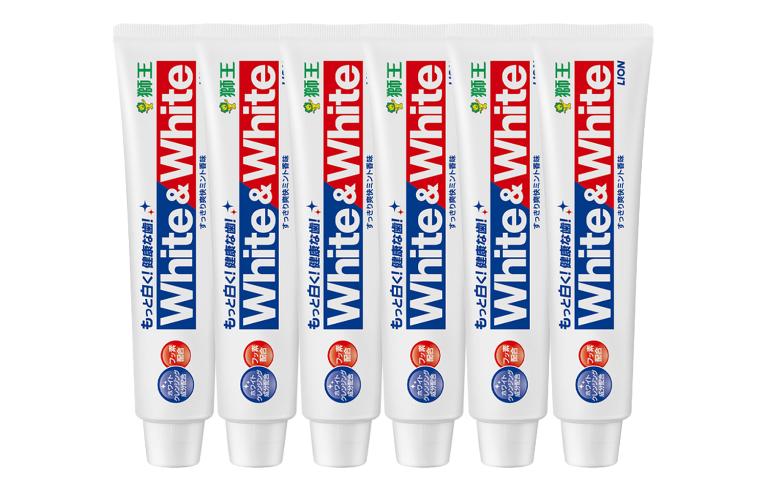 

LION Зубная паста King Bright White защитная для очистки и свежести дыхания 120г*5/120г*6