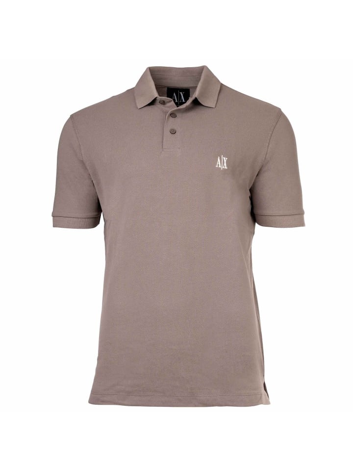 

Футболка поло Armani Exchange, бежевый