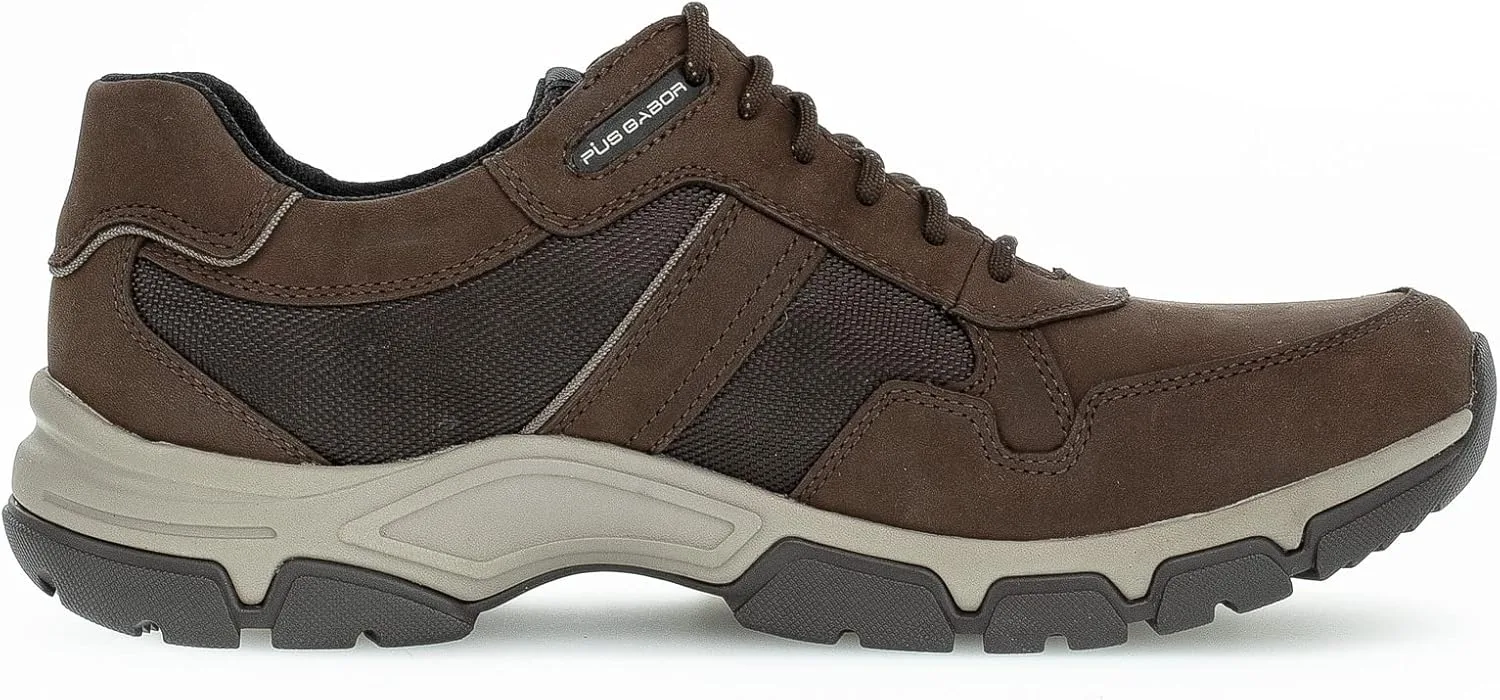Мужские низкие кроссовки Pius Gabor, Gore-Tex, маленькая сталь, коричневый — фото 4
