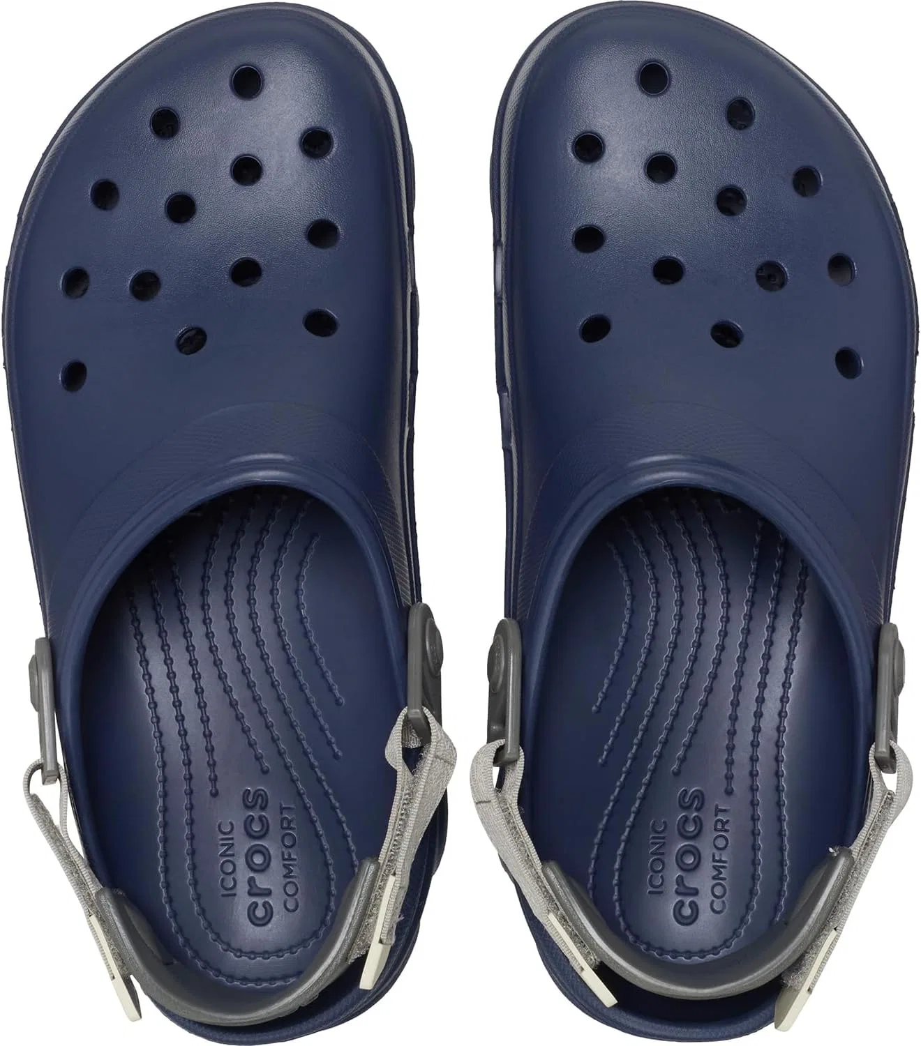 Классические универсальные сабо Crocs унисекс, Navy Dusty Olive — фото 3