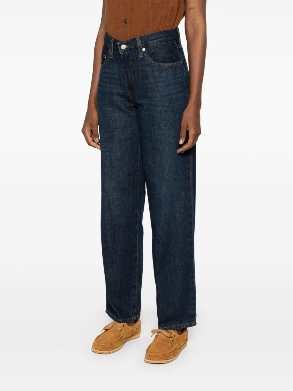 Джинсы Baggy Dad Levi's, синий — фото 3